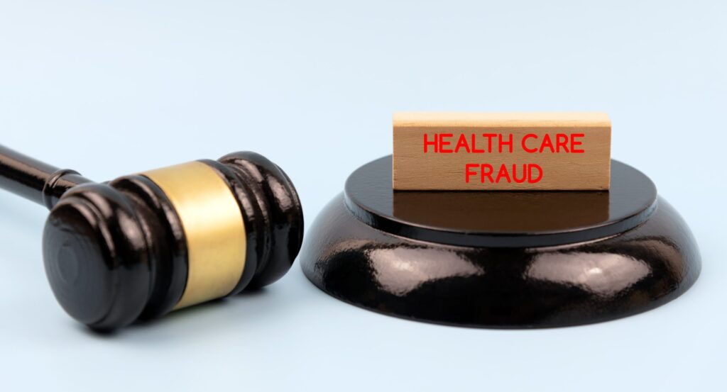 health care fraud text with gavel block scaled e1674444427250